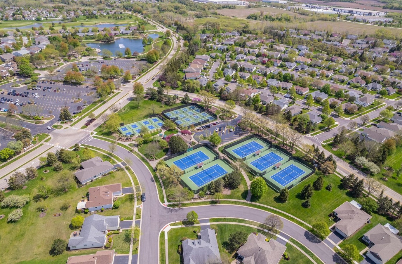 12963 Penefield Lane Huntley, IL 60142 - Photo 28 of 33 an aerial view of a city
