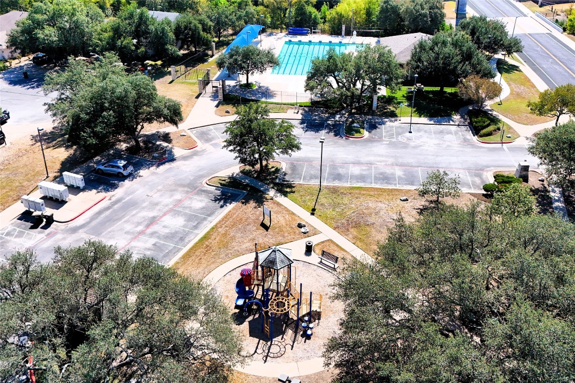 3007 Rainy River Drive Leander, TX 78641 - Photo 25 of 34 Aerial view of a pool area