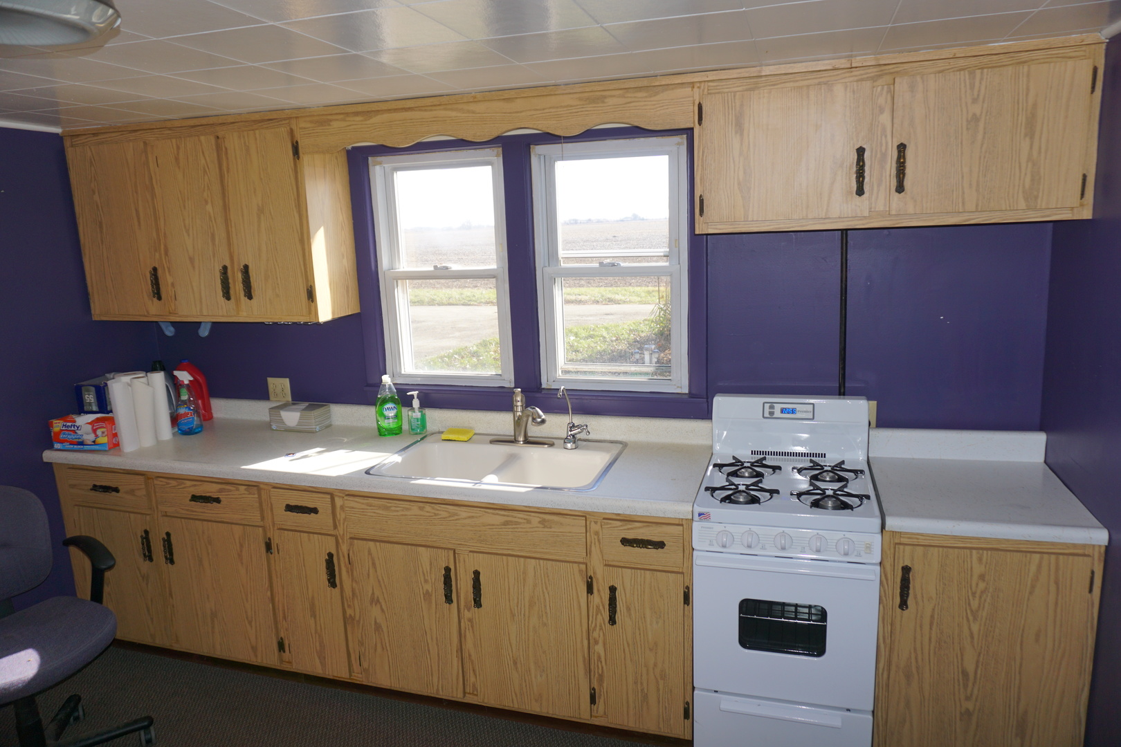 5317A South 2000W Road Chebanse, IL 60922 - Photo 7 of 14 a kitchen with a sink cabinets and window
