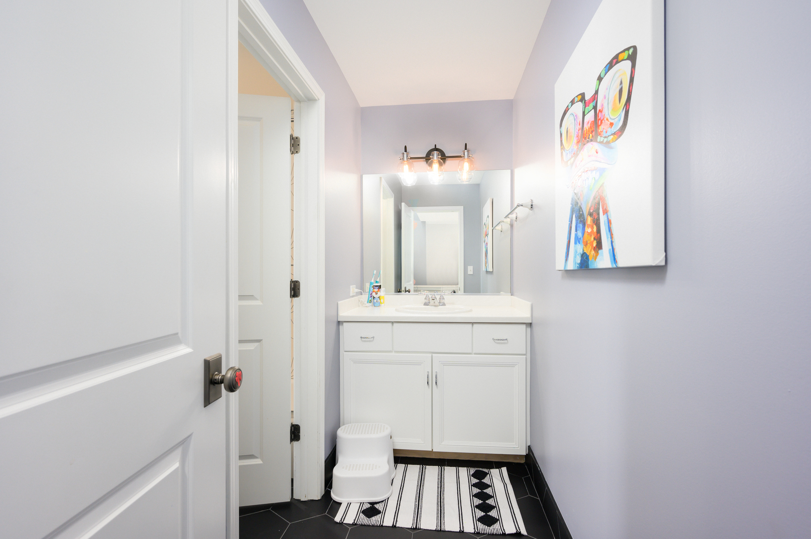 232 North Addison Avenue Elmhurst, IL 60126 - Photo 12 of 28 a bathroom with a sink and a mirror