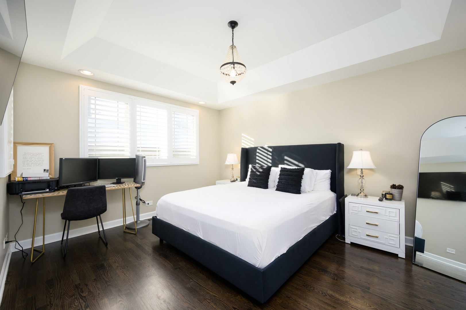 232 North Addison Avenue Elmhurst, IL 60126 - Photo 8 of 28 a bedroom with bed tv and window