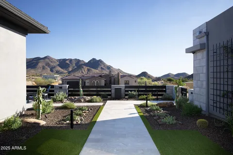 a view of a house with patio