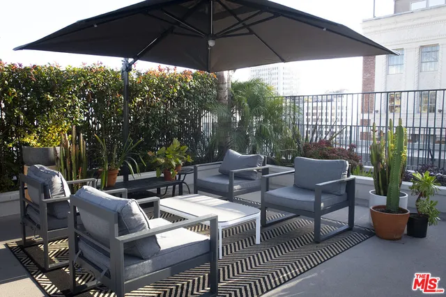 a patio view with patio