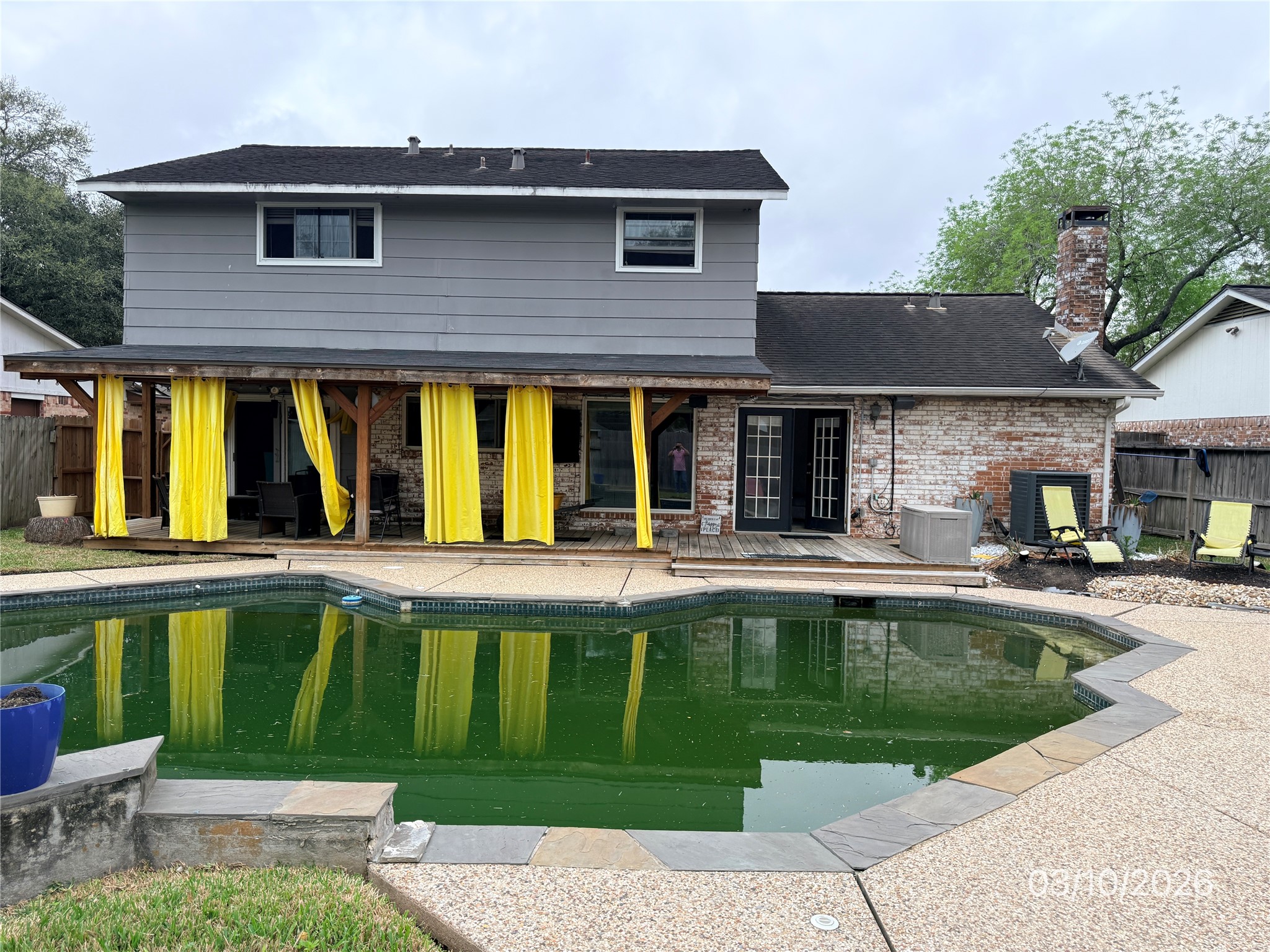 2018 Westlake Way Houston, TX 77084 - Photo 14 of 14 a view of a house with swimming pool and a yard