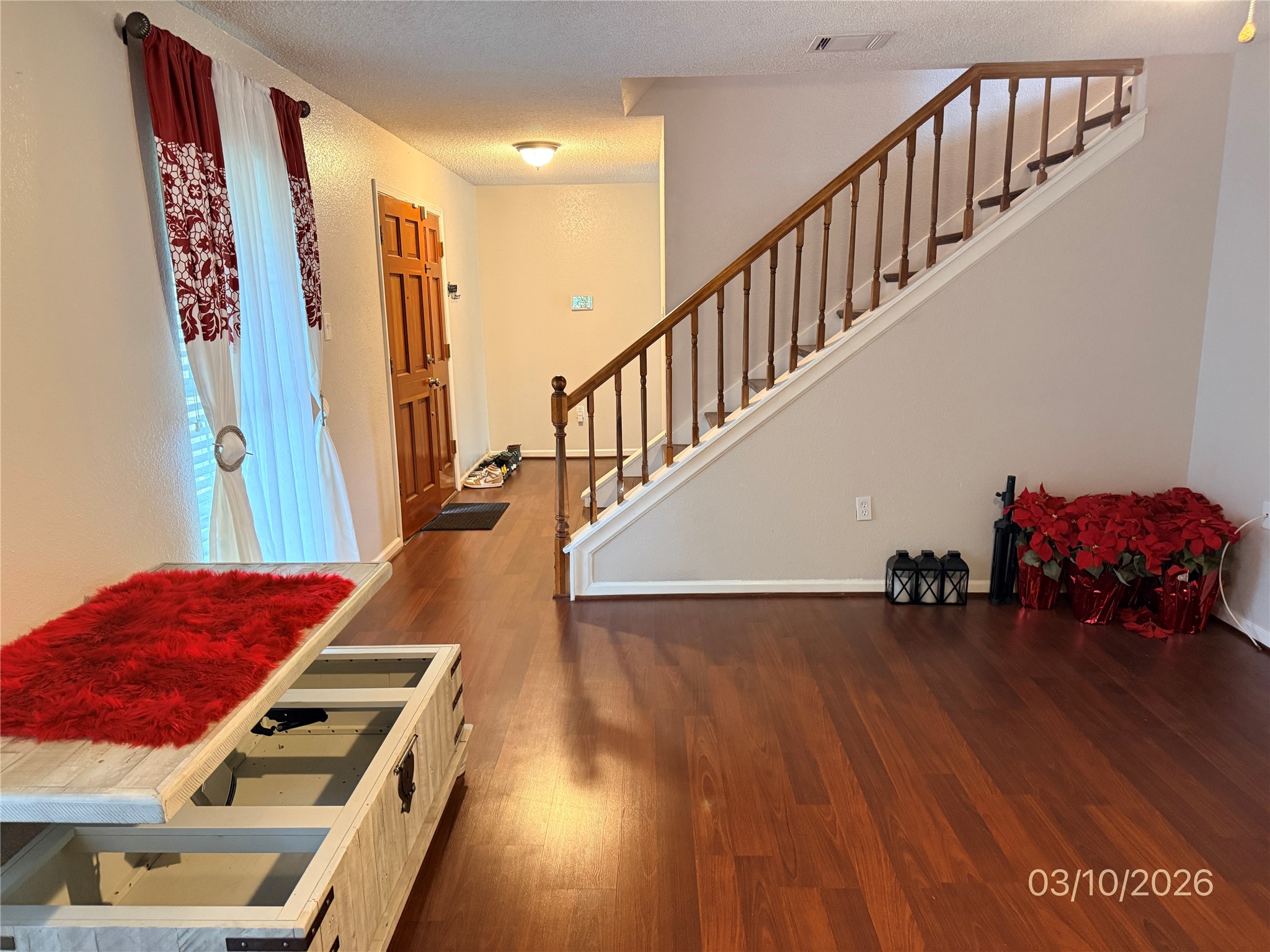 2018 Westlake Way Houston, TX 77084 - Photo 6 of 14 a view of an entryway with wooden floor
