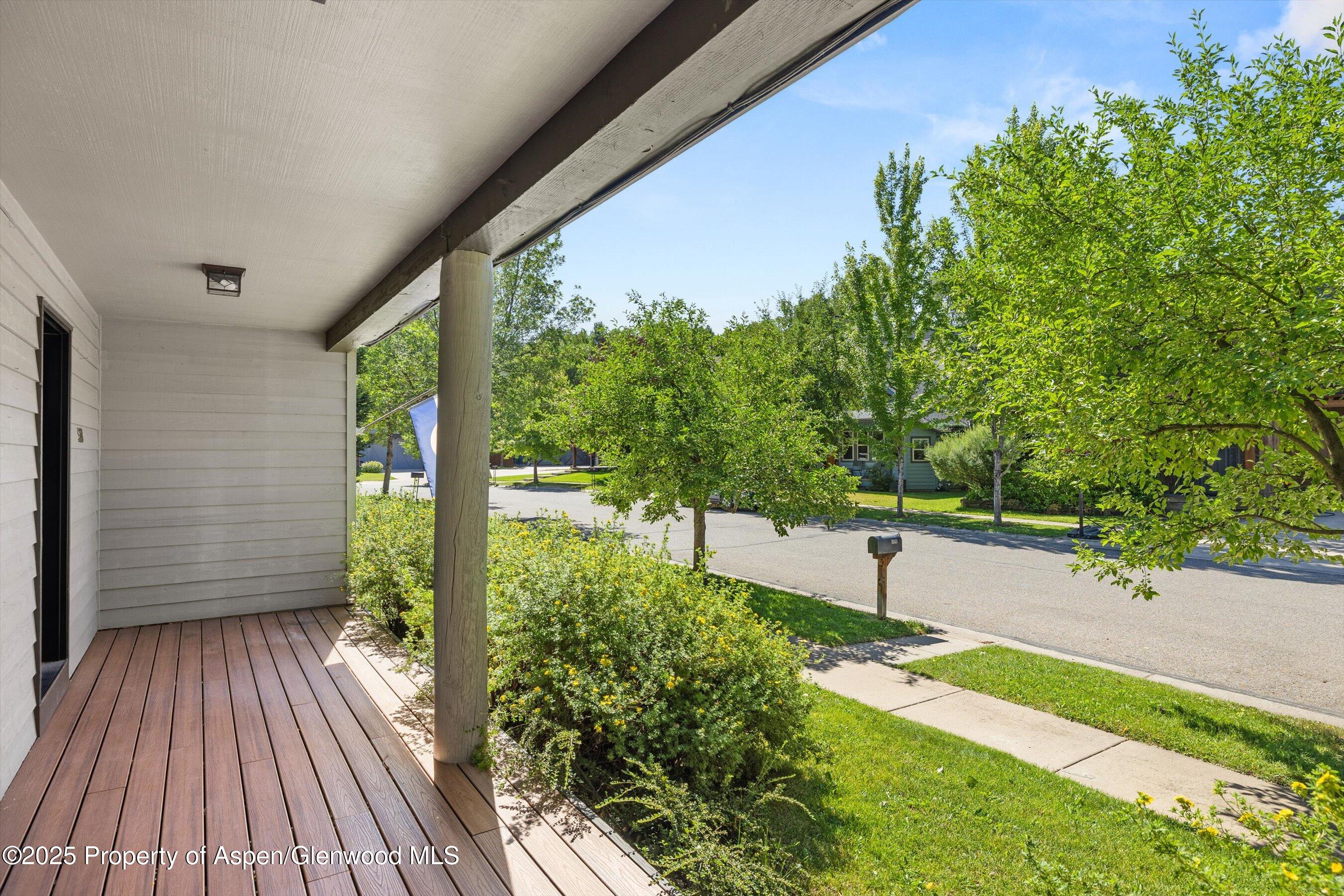 528 Lake Court Basalt, CO 81621 - Photo 30 of 33 a view of a backyard with potted plants