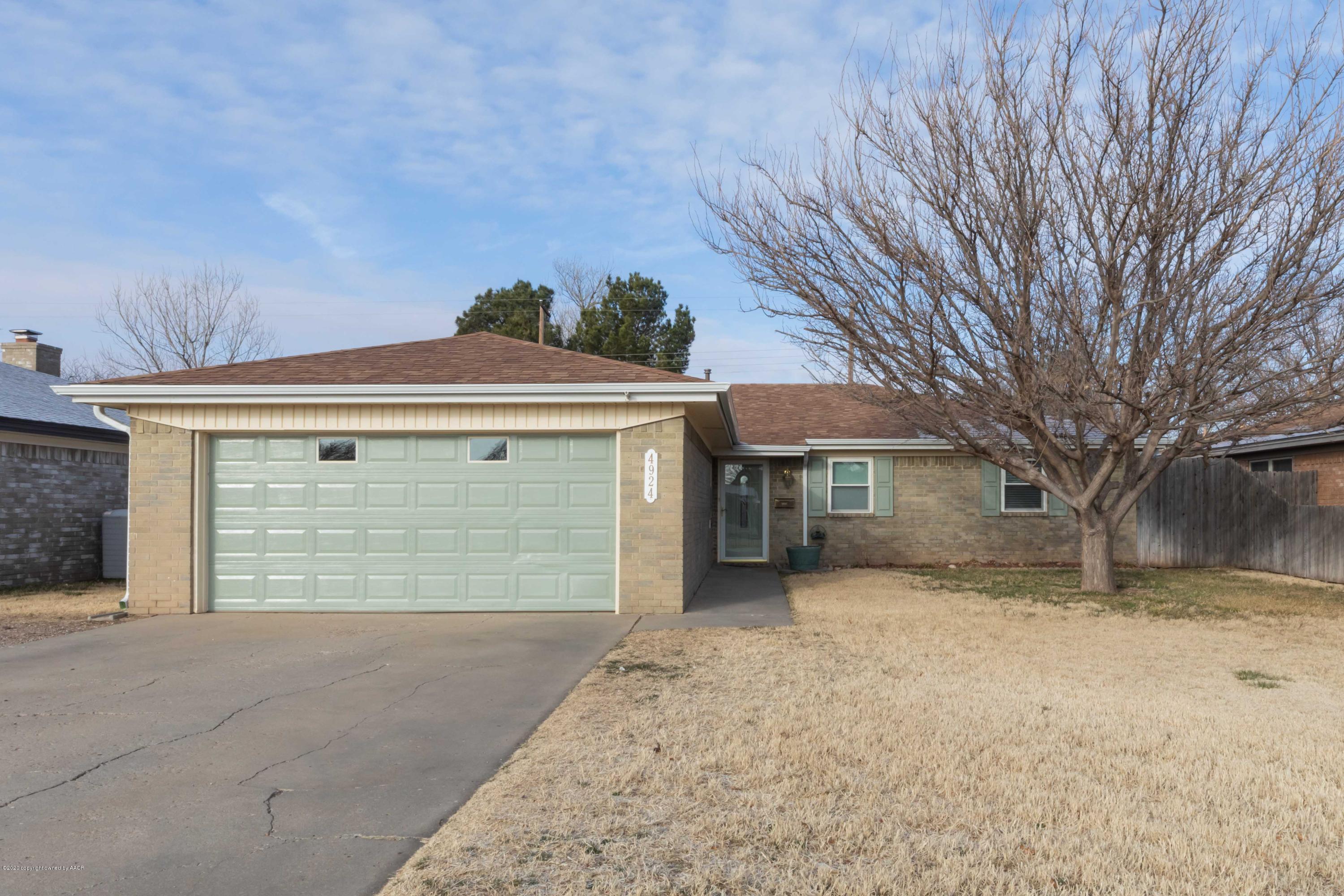 4924 South Georgia Street Amarillo, TX 79110 - Photo 1 of 35 front view of a house with a yard