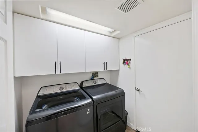 a room with storage and utility