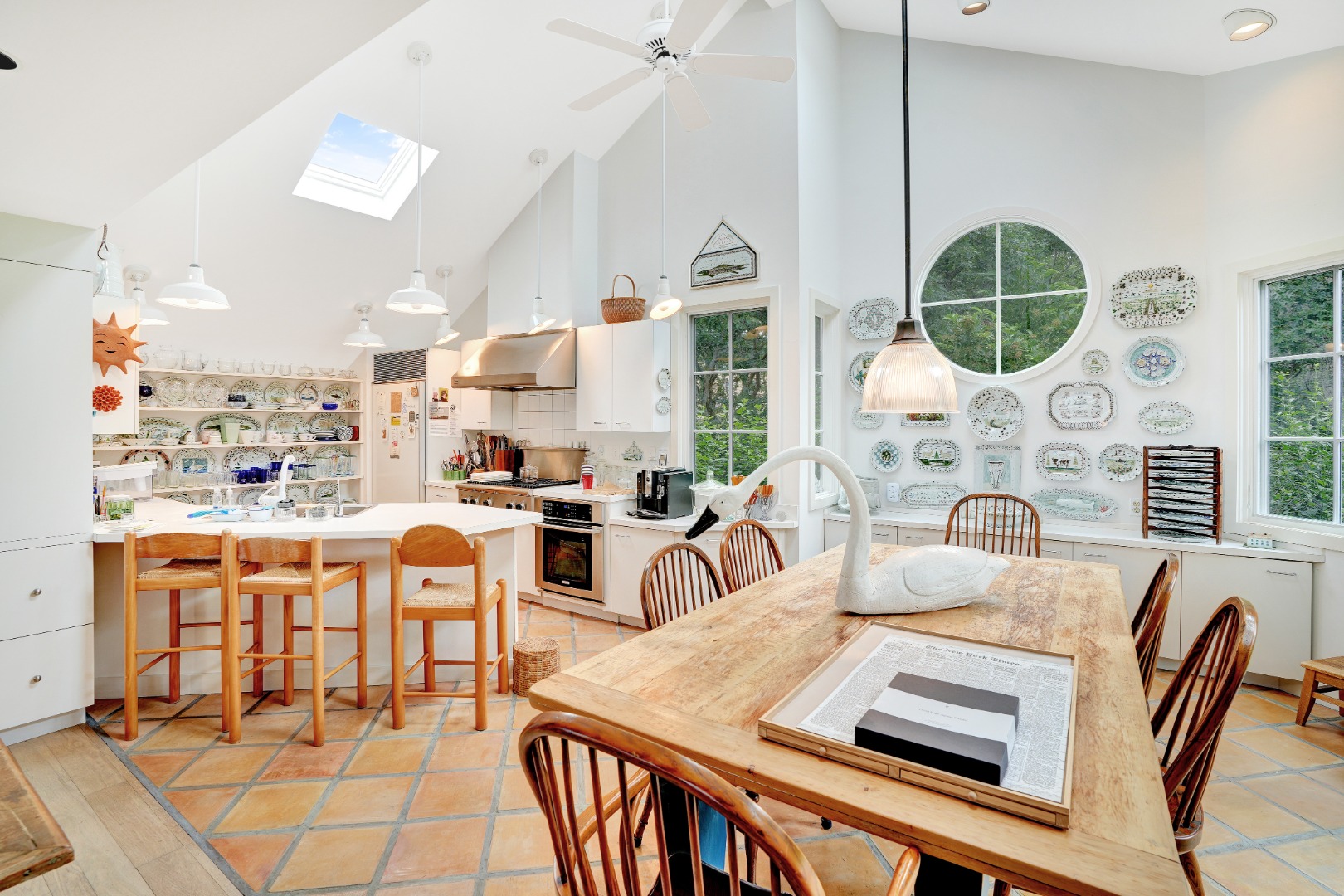 49 Tilton Road Chilmark, MA 02535 - Photo 15 of 47 Dining Room and Kitchen