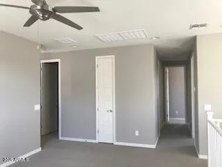 a view of a hallway with a elevator