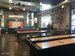 a kitchen with a table and chairs in it