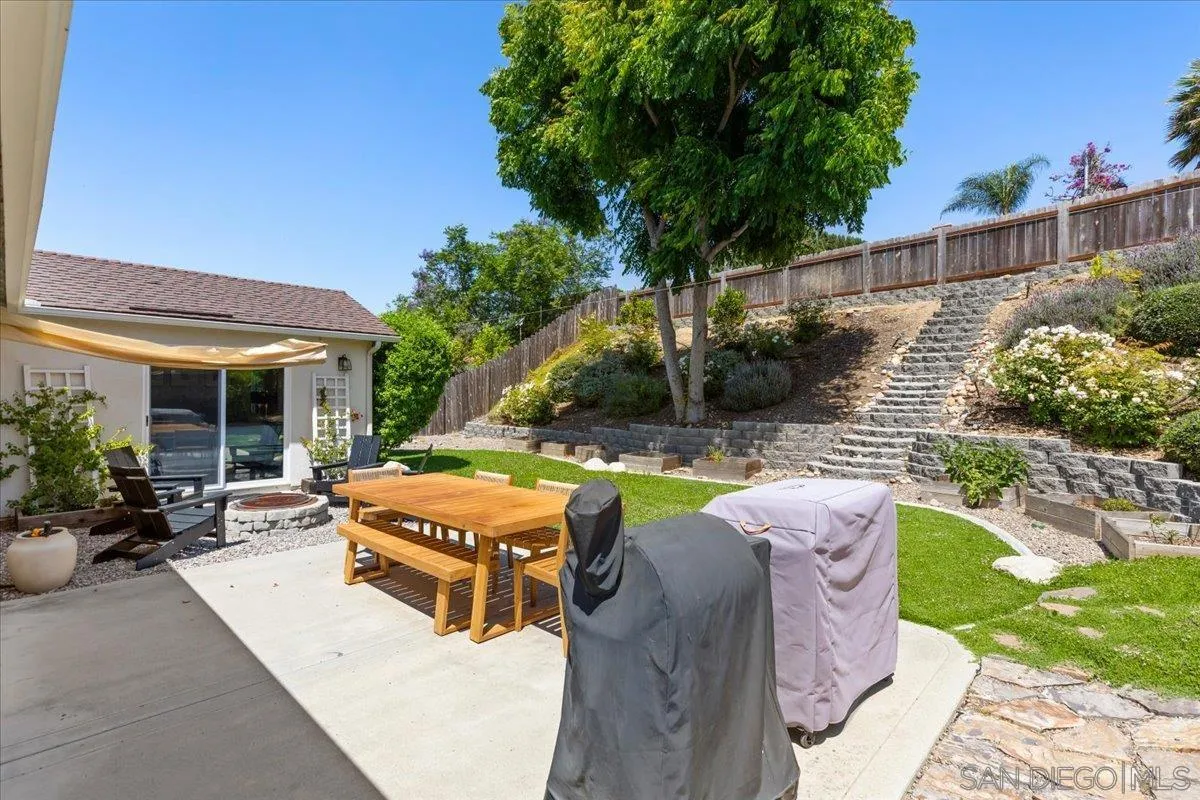 12243 Buckskin Trail Poway, CA 92064 - Photo 29 of 41 a swimming pool with outdoor seating and yard