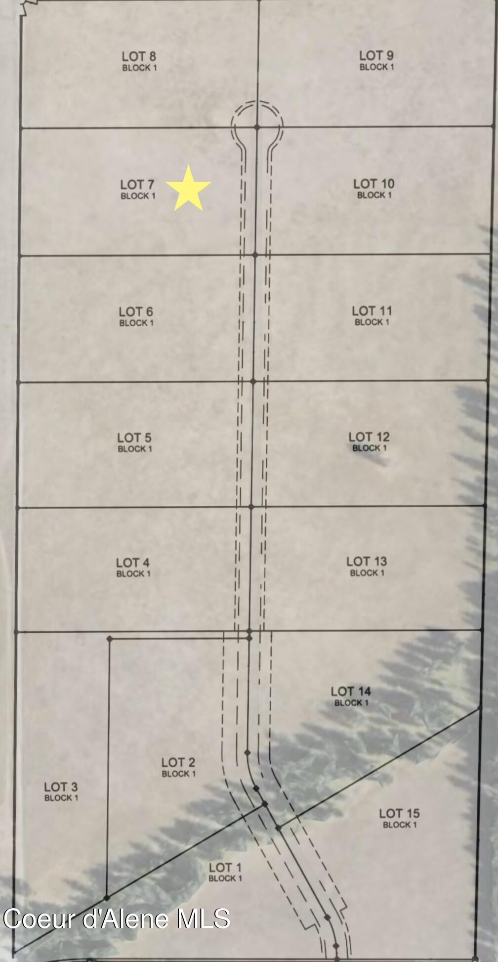 Lot 7 North Stonemason Way Rathdrum, ID 83858 - Photo 6 of 6 Aerial lot configuration