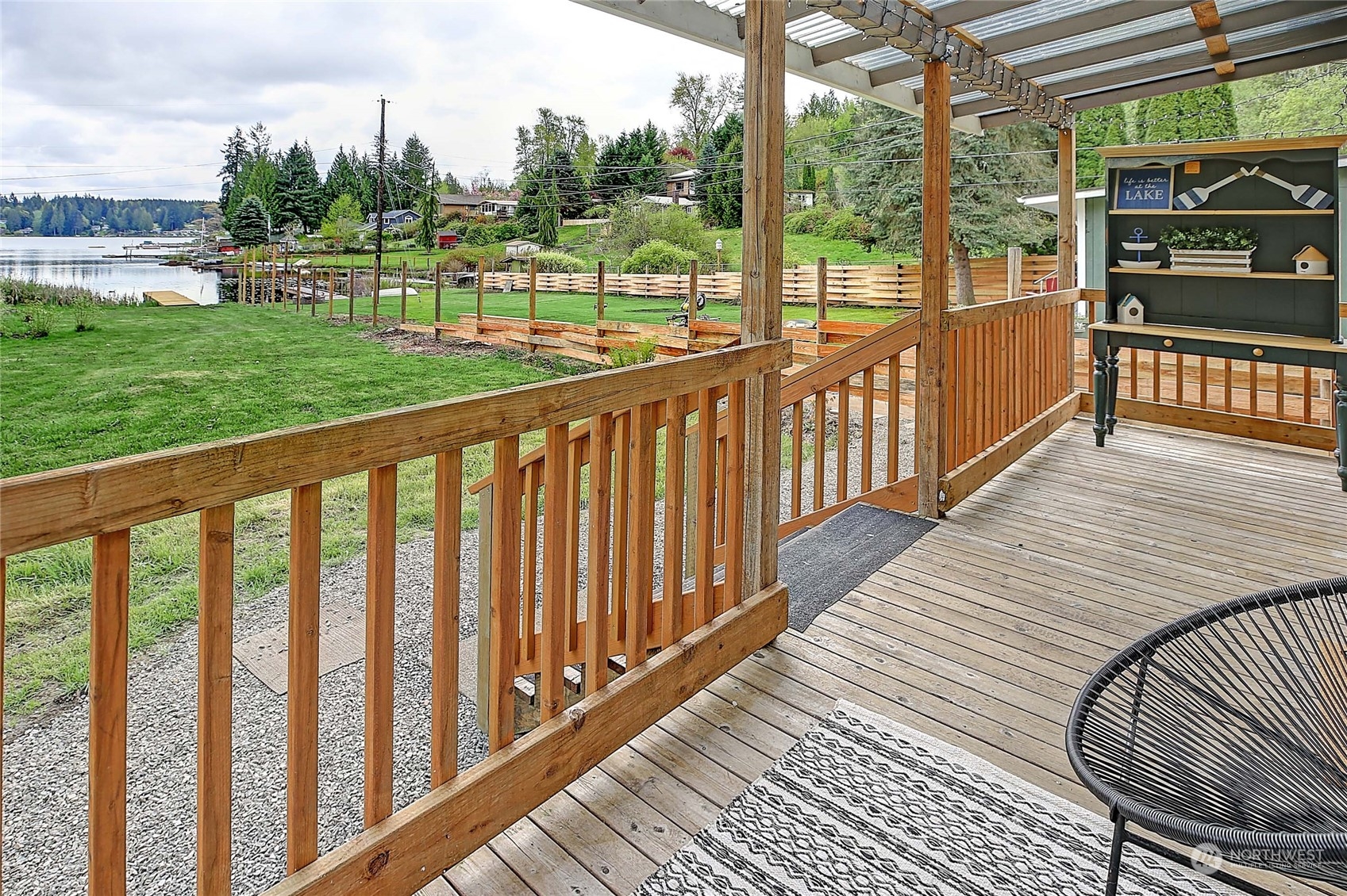 18818 Lerch Road Snohomish, WA 98290 - Photo 24 of 36 a view of a porch with wooden floor