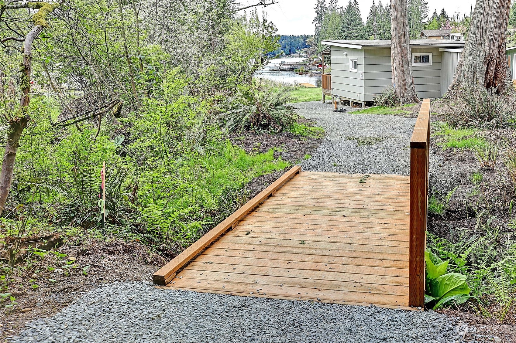 18818 Lerch Road Snohomish, WA 98290 - Photo 30 of 36 a view of a backyard with plants and large trees