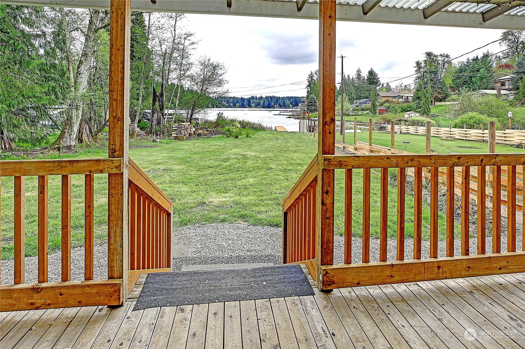 18818 Lerch Road Snohomish, WA 98290 - Photo 5 of 36 a view of a wooden deck