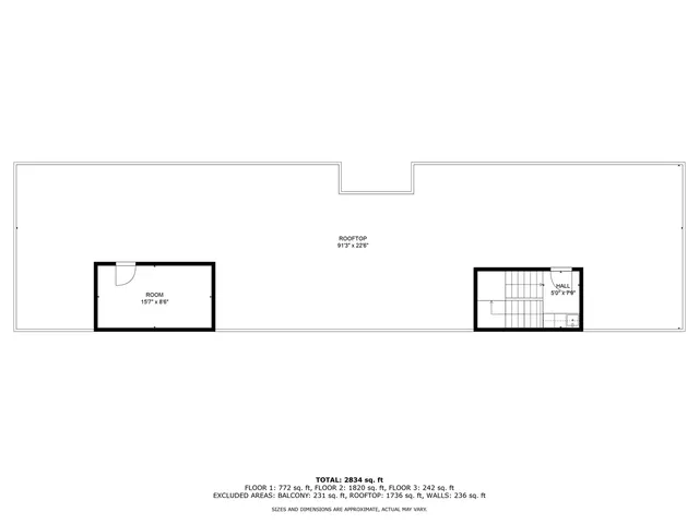 $8,995 | 3444 North Halsted Street, Unit PH, Chicago, IL 60657