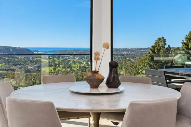 a view of a lake from a balcony