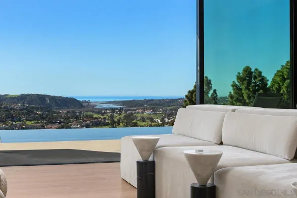 a view of a terrace with a couch