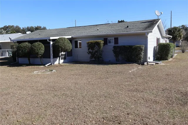 a view of a house with a outdoor space
