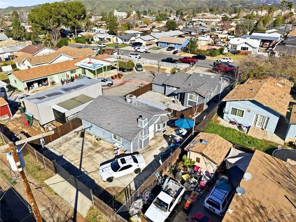 a view of a house with a outdoor space