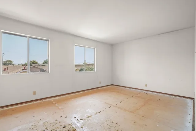 wooden floor in a room