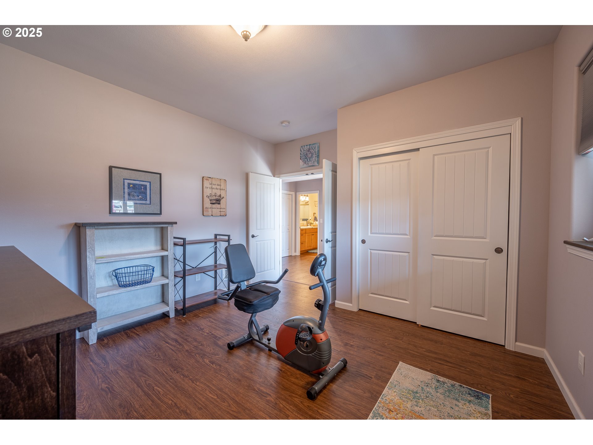 2686 Cedar Loop Bandon, OR 97411 - Photo 30 of 42 a living room with furniture and wooden floor