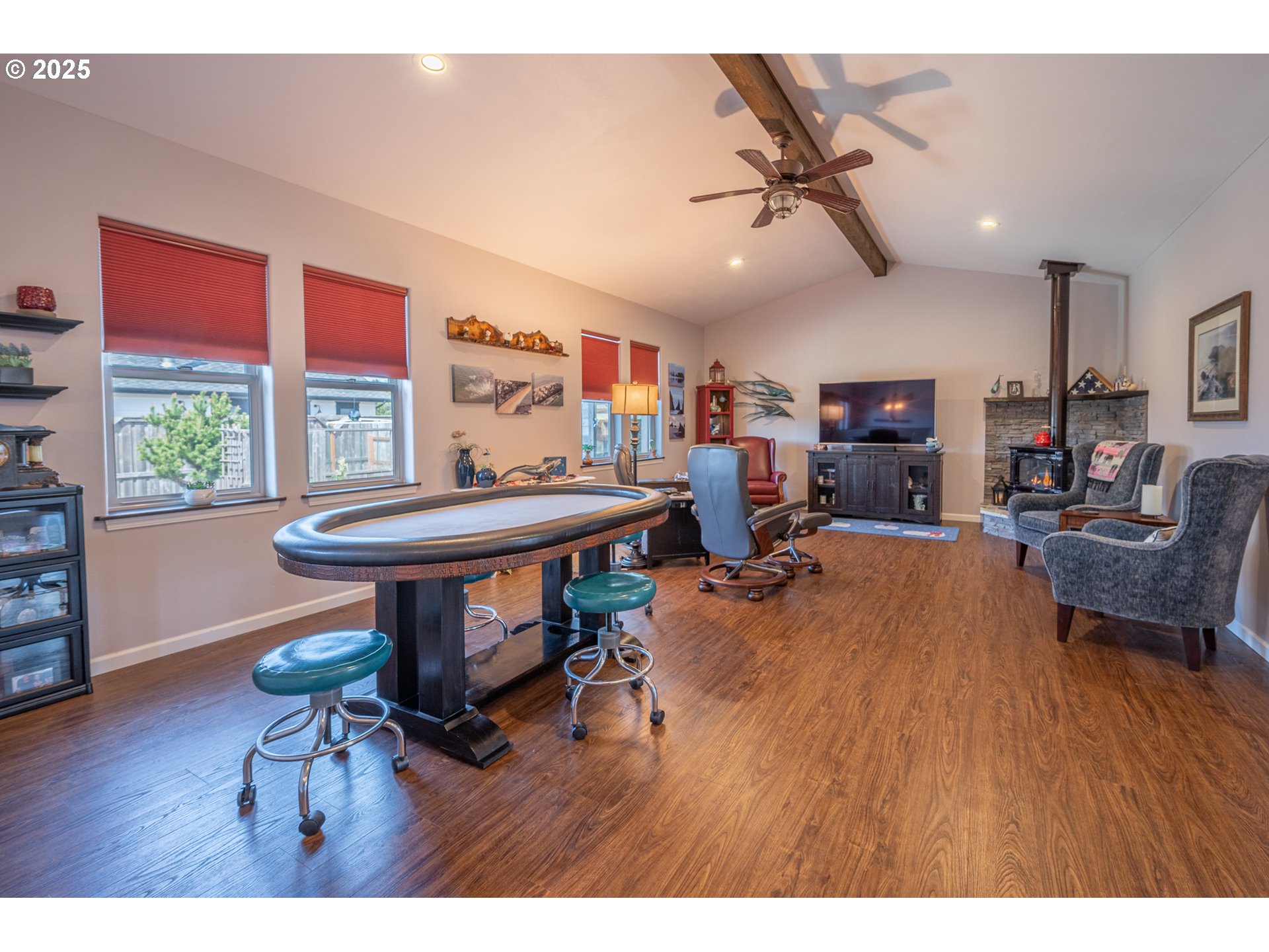 2686 Cedar Loop Bandon, OR 97411 - Photo 9 of 42 a living room with furniture and a wooden floor
