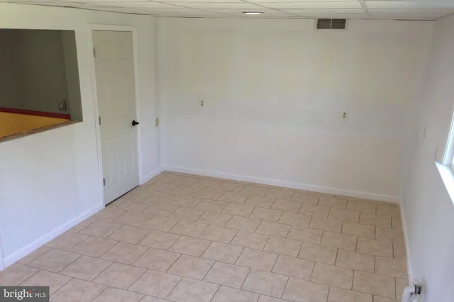 a view of empty room