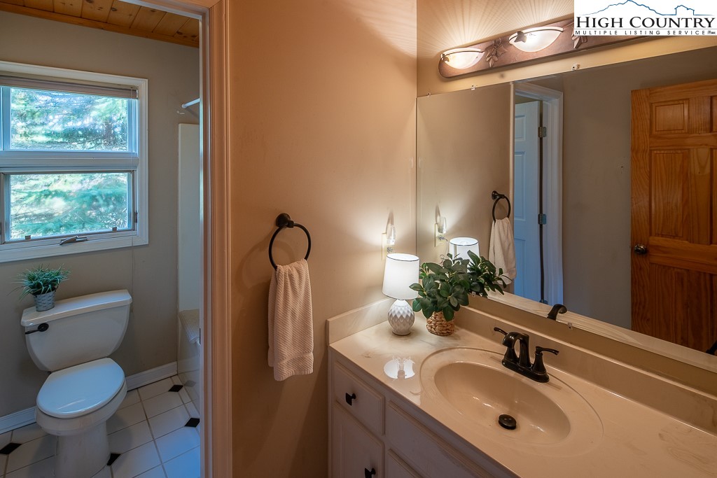 980 Scenic Drive Vilas, NC 28692 - Photo 29 of 42 a bathroom with a toilet sink and mirror
