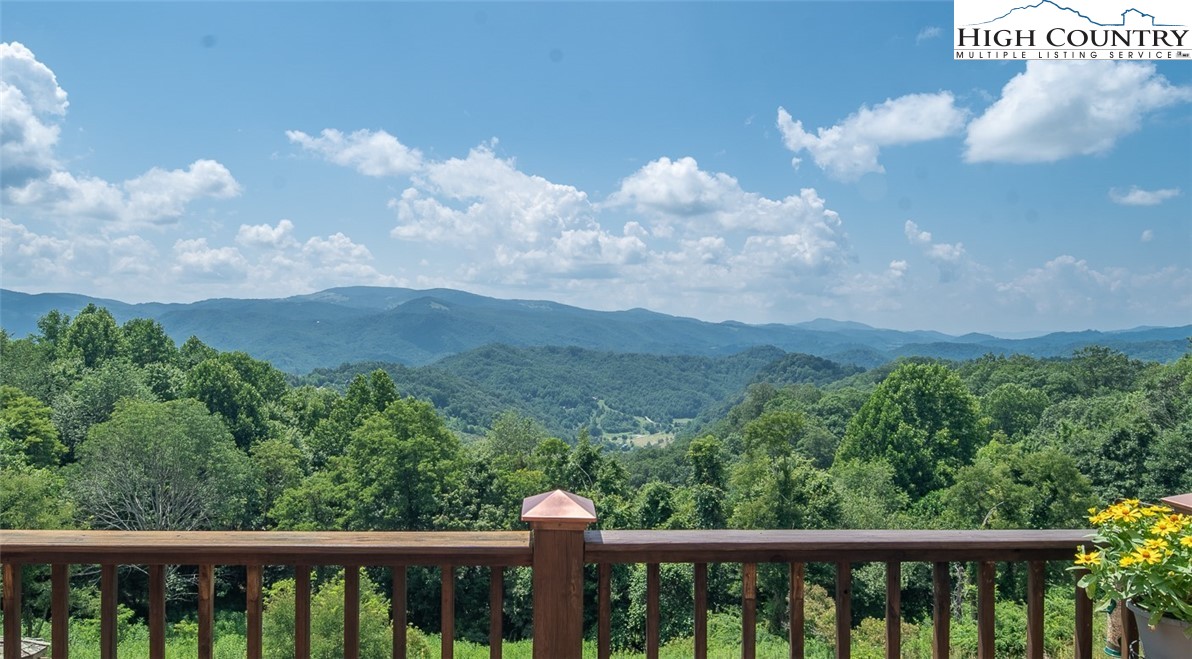 980 Scenic Drive Vilas, NC 28692 - Photo 41 of 42 a view of a forest from a balcony