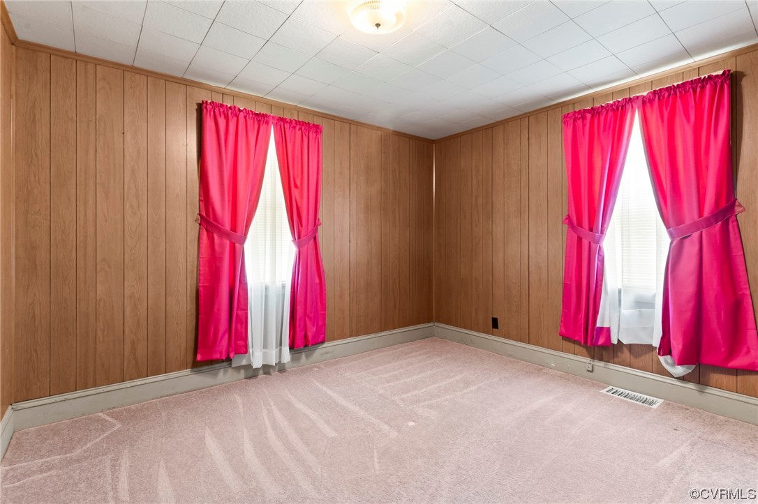 4000 Wayside Road Charles City, VA 23030 - Photo 16 of 30 a view of a room with red walls and a window