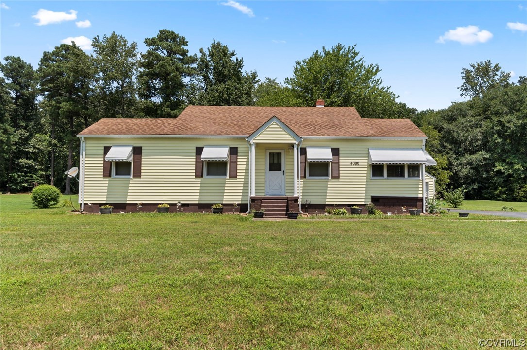 4000 Wayside Road Charles City, VA 23030 - Photo 20 of 30 a view of a house with a backyard