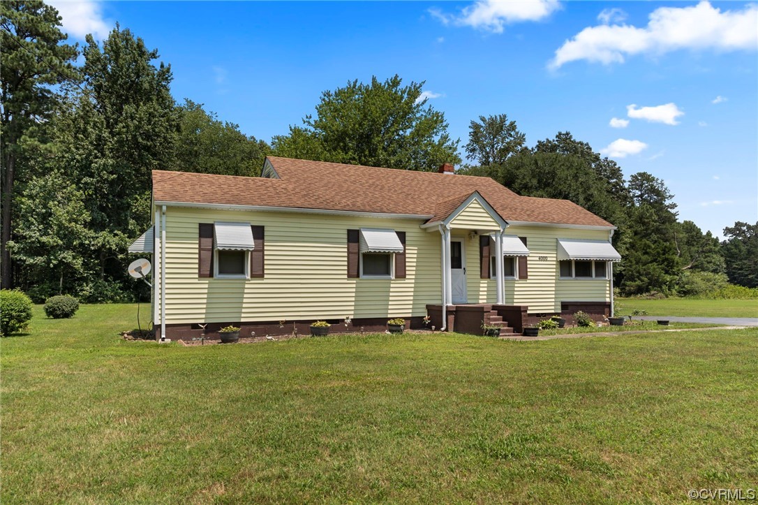 4000 Wayside Road Charles City, VA 23030 - Photo 21 of 30 a front view of a house with a yard
