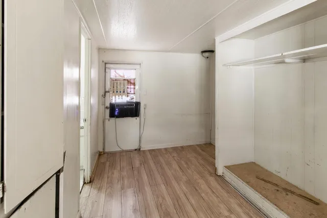 a view of wooden floor