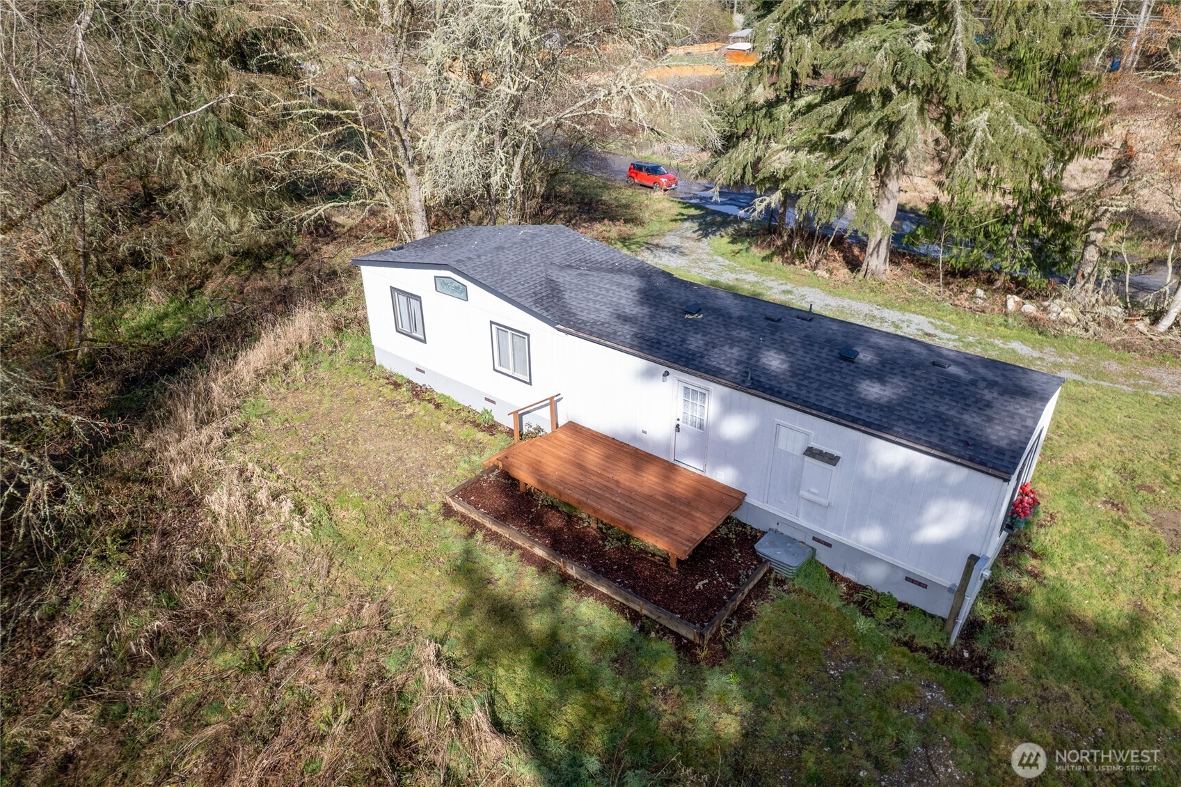 14512 246th Street East Graham, WA 98338 - Photo 37 of 39 an aerial view of a house with a yard