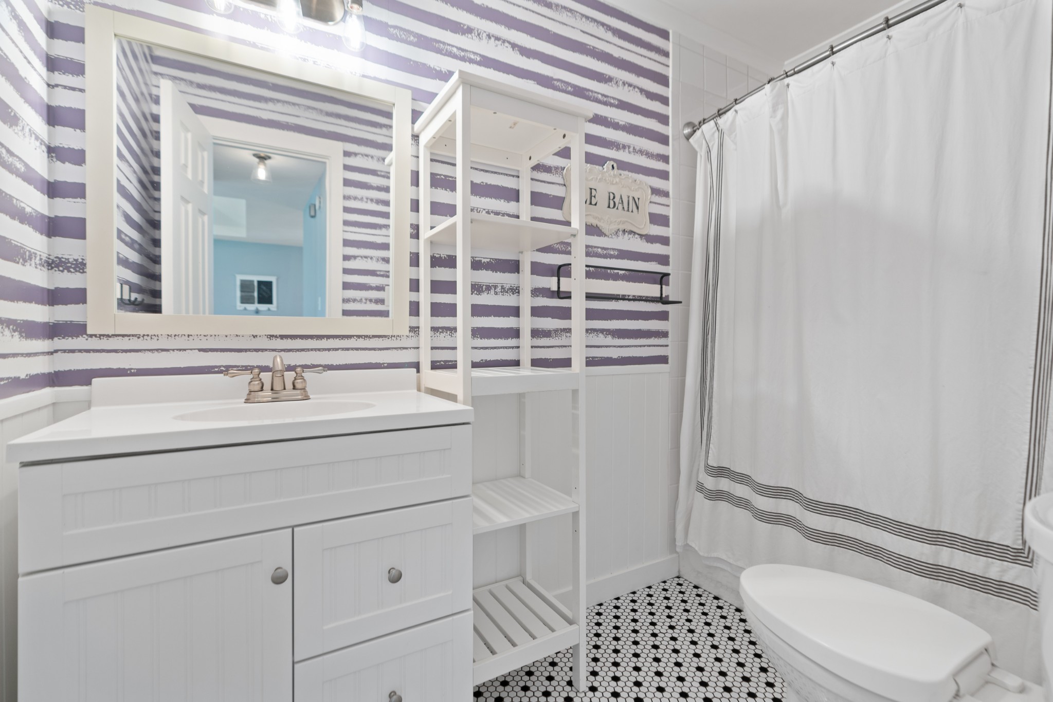 1327 Hugh Hunter Road Oak Grove, KY 42262 - Photo 30 of 36 a bathroom with a sink a toilet and shower