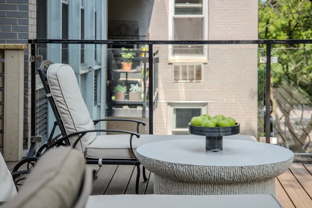 a view of outdoor space with seating area