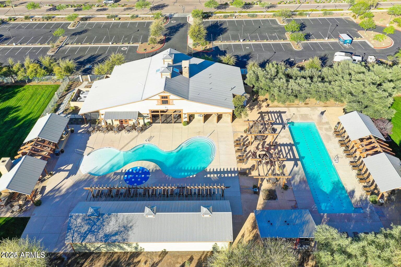 15366 West Bloomfield Road Surprise, AZ 85379 - Photo 16 of 48 an aerial view of a house a yard and mountain