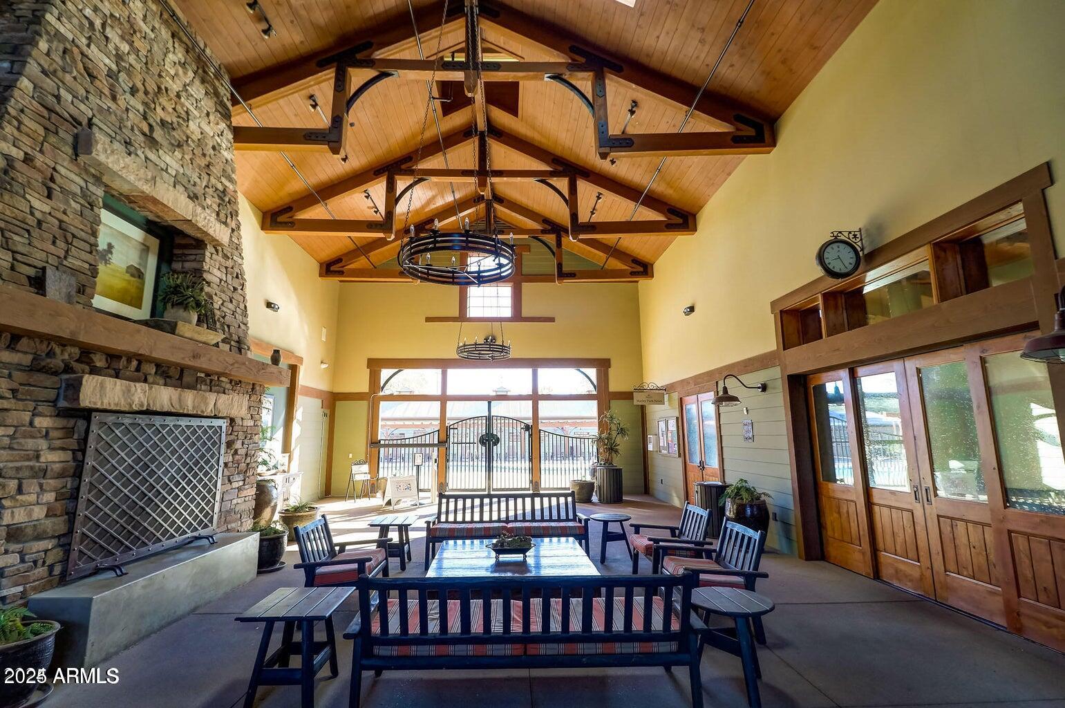 15366 West Bloomfield Road Surprise, AZ 85379 - Photo 42 of 48 a outdoor space with patio lots of furniture and wooden floor