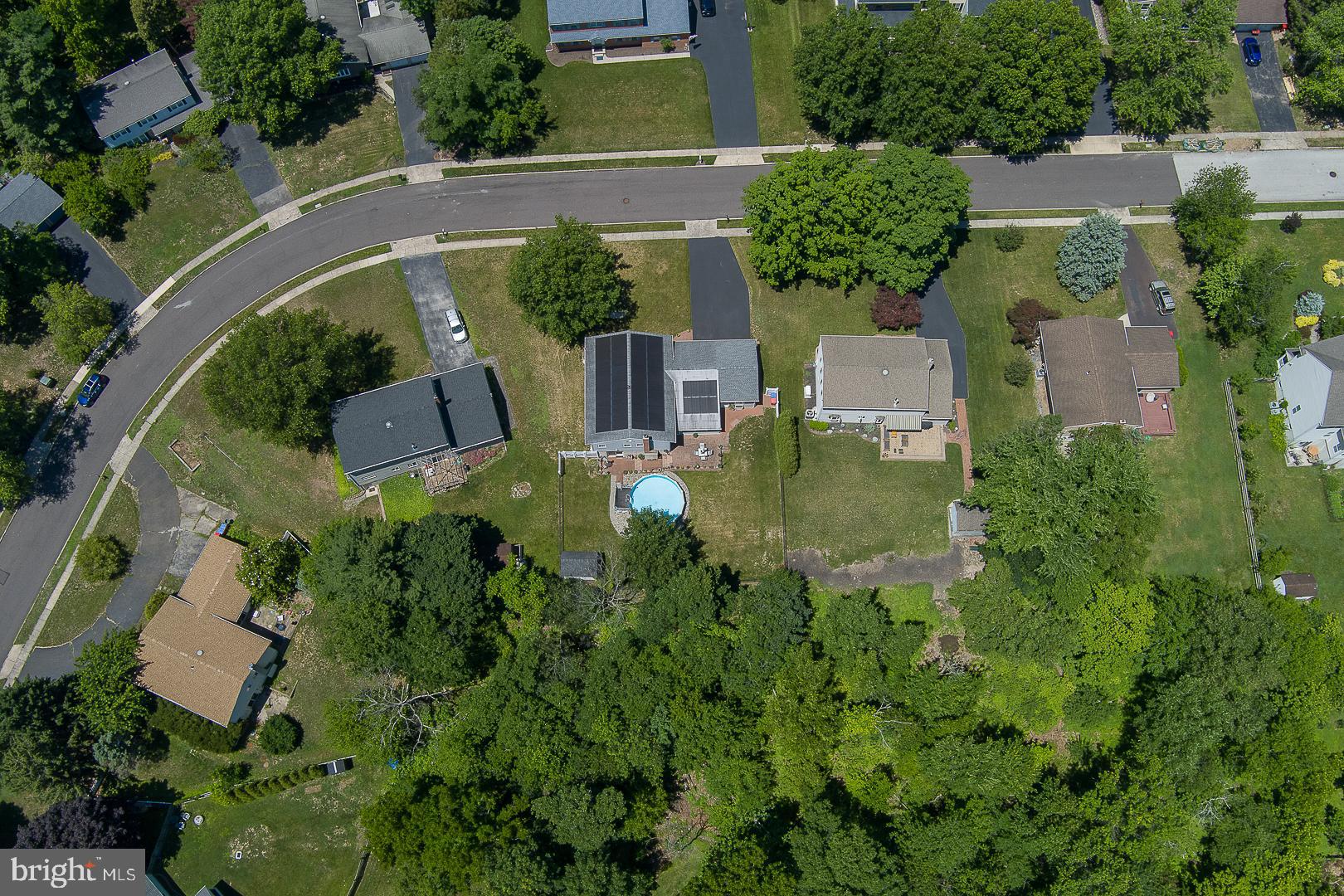 848 Mourning Dove Road Audubon, PA 19403 - Photo 77 of 86 an aerial view of a house with a garden