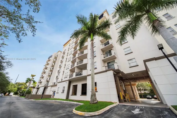 a front view of a building