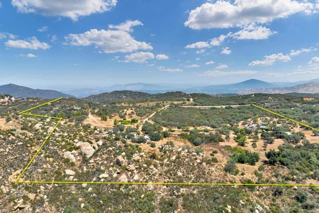 a street view with mountain view