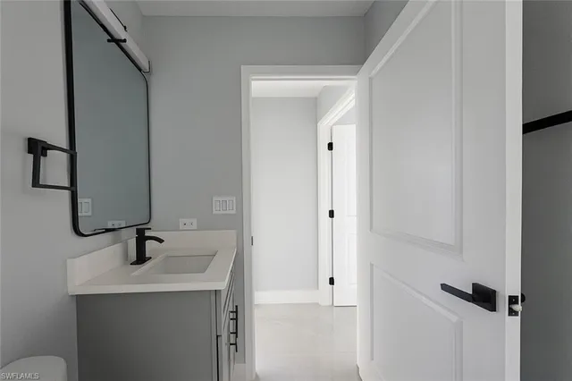 a view of a small space