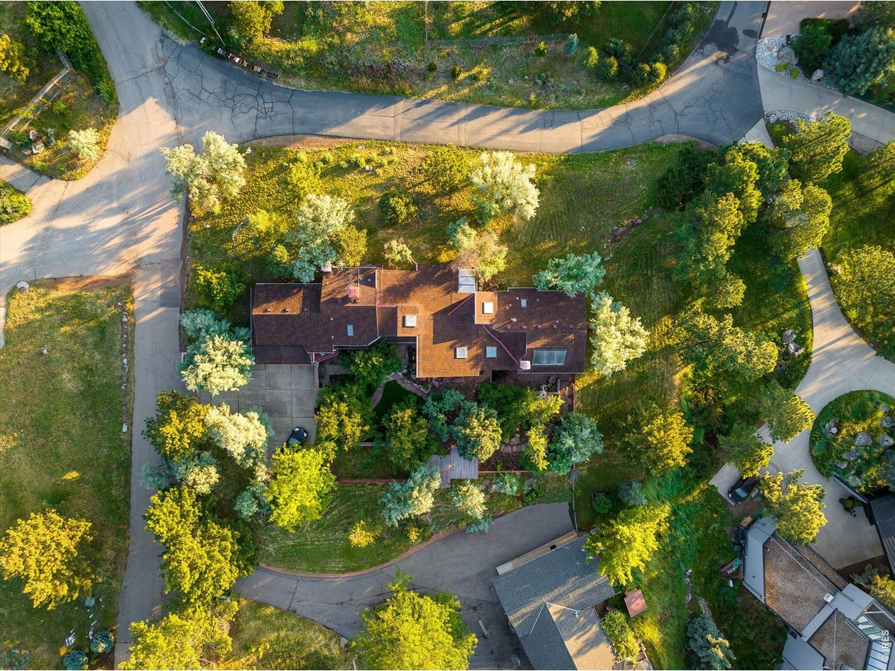 495 South Cedar Brook Road Boulder, CO 80304 - Photo 39 of 40 Overhead property view