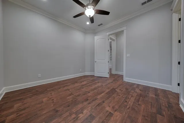 wooden floor in an empty room