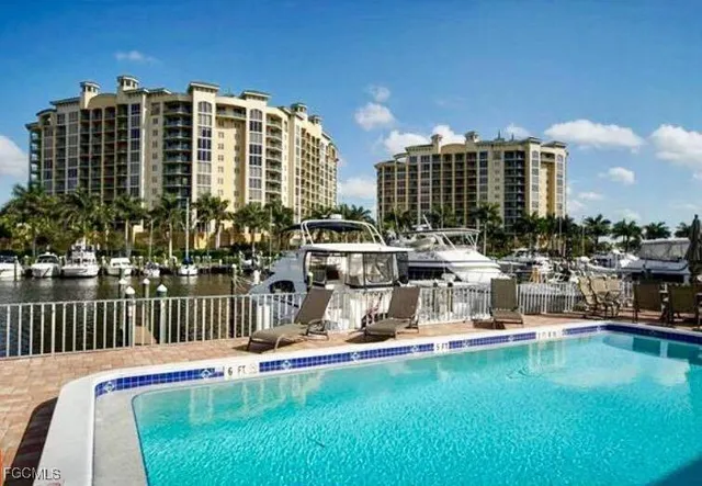 a view of a city with tall buildings