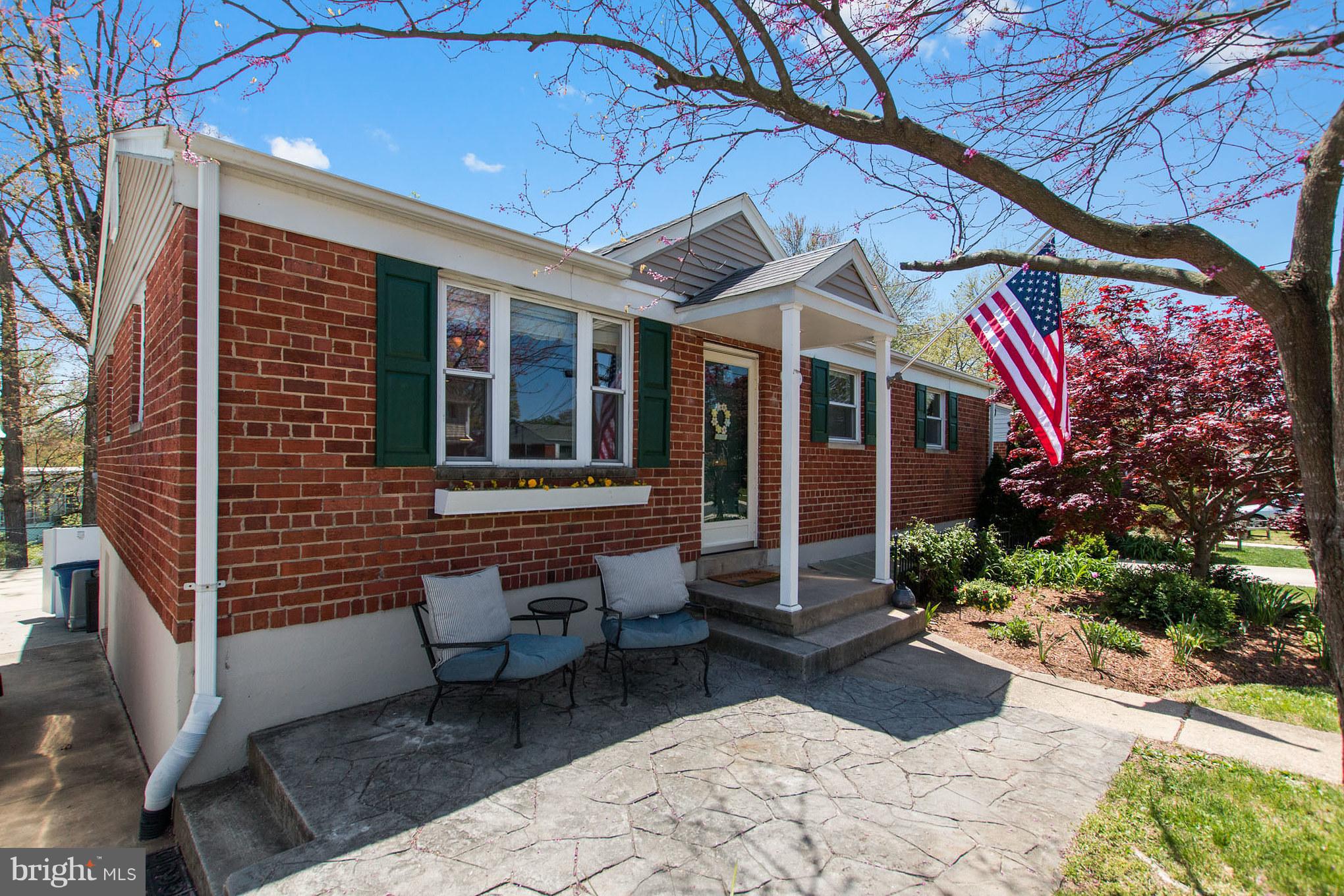 916 Snure Road Silver Spring, MD 20901 - Photo 1 of 30 Front View with Pressed Concrete Patio