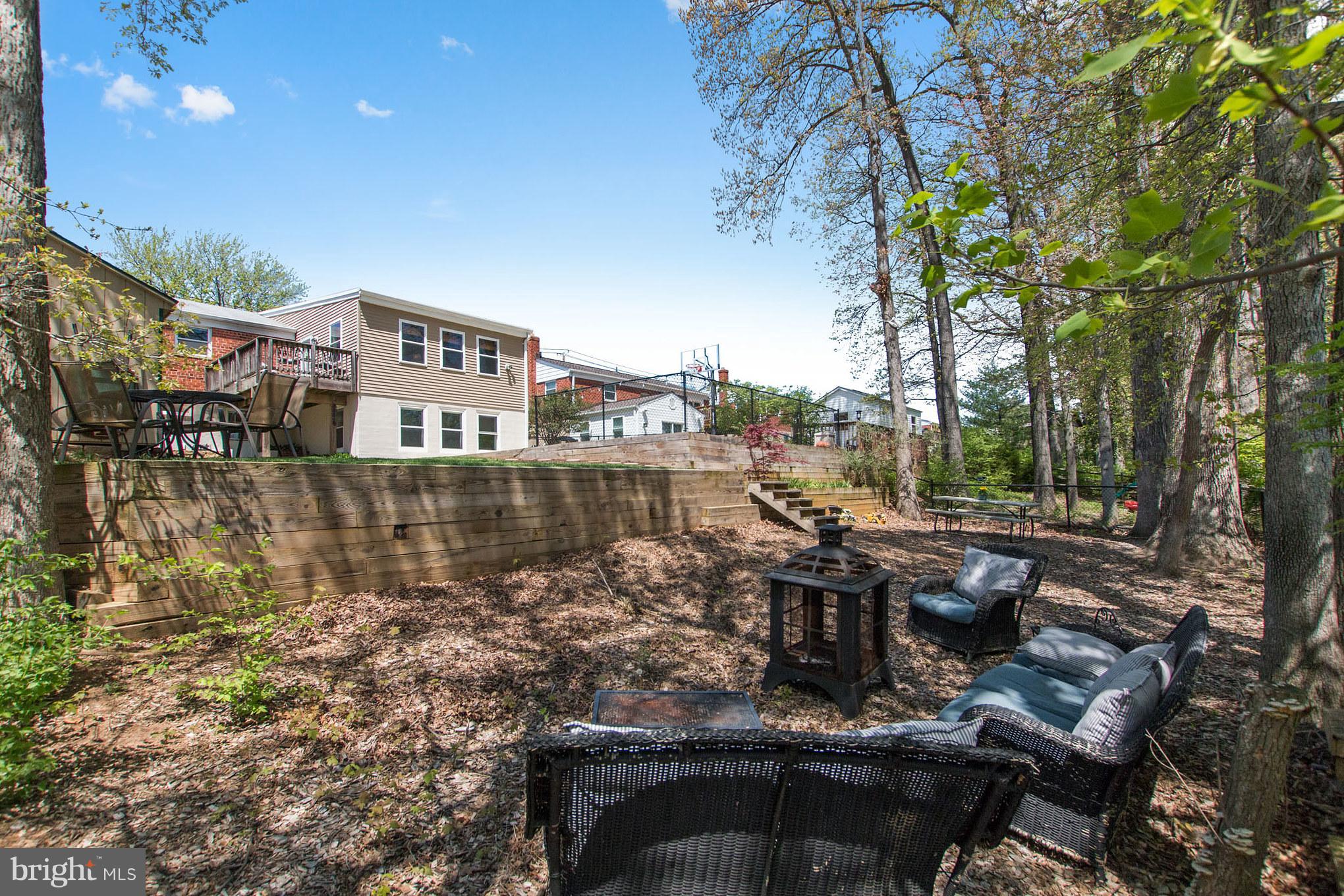 916 Snure Road Silver Spring, MD 20901 - Photo 30 of 30 Lower Backyard Offers Firepit and Lounging