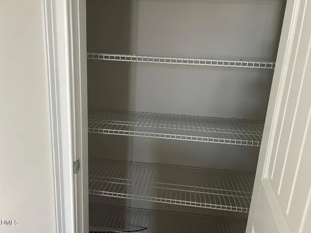 a close view of closet